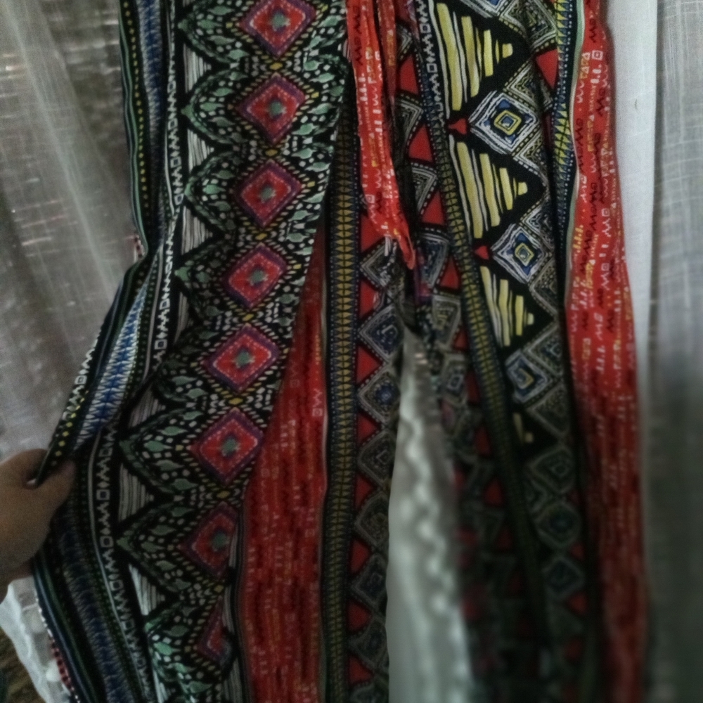 Flowy wrap pants
